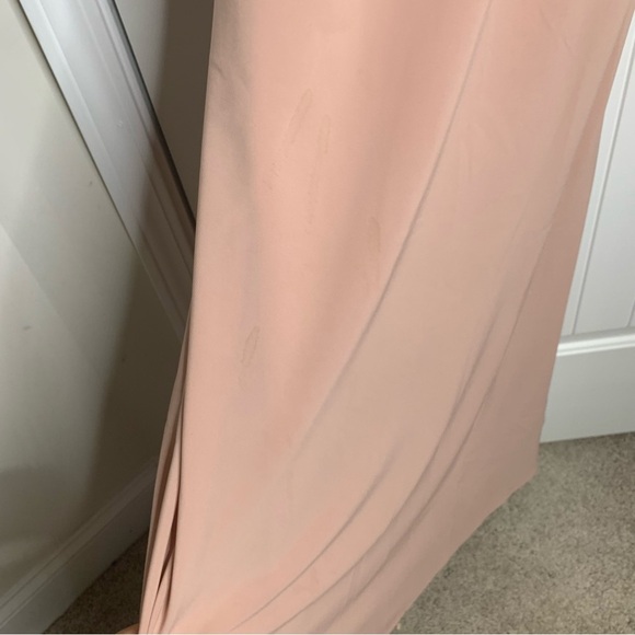 Jenny Yoo Collection BHLDN Sabine bridesmaid blush maxi dress size‎ 2 wedding - Picture 8 of 9